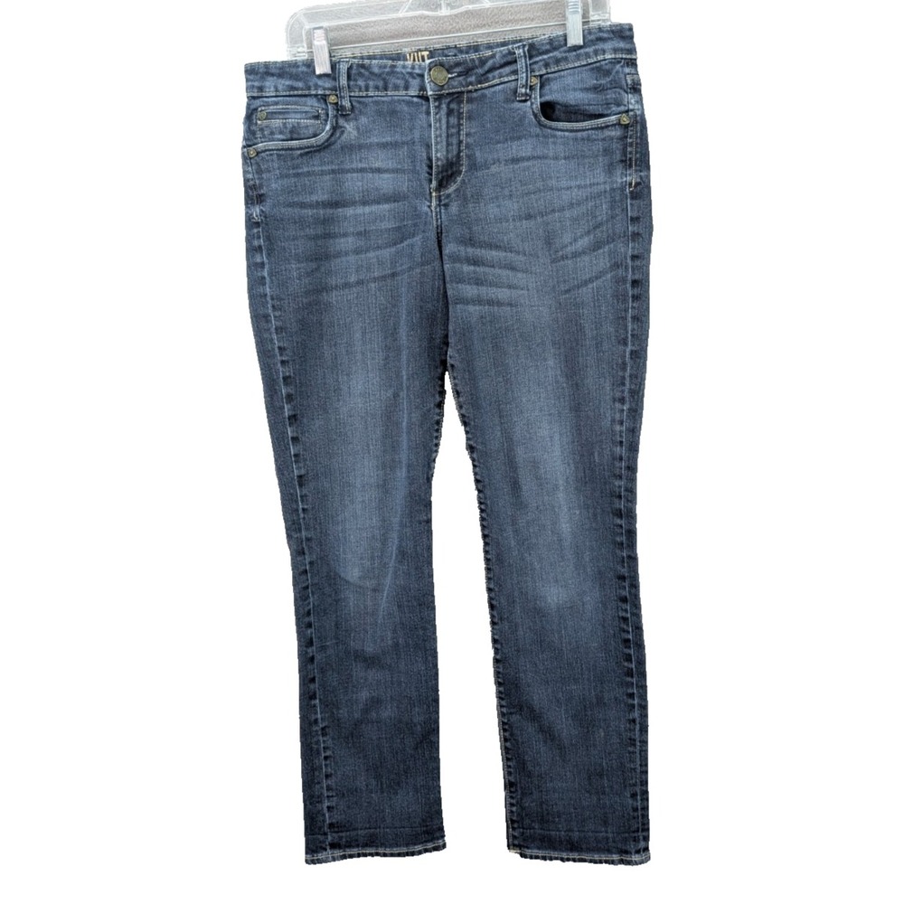 Kut‎ From the Kloth Women's Boyfriend Denim Jeans Size 10 Mid Rise Blue Stretch